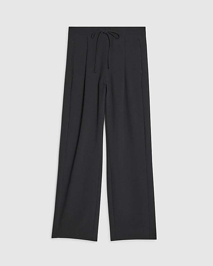 Black Tailored Elasticated Joggers