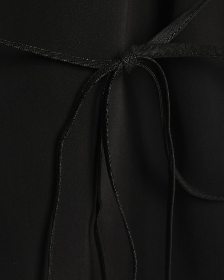 Black Tie Waist Cami Top