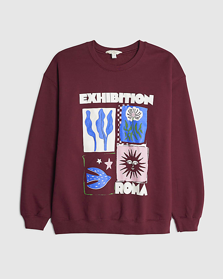 Red Exhibition Roma Sweatshirt