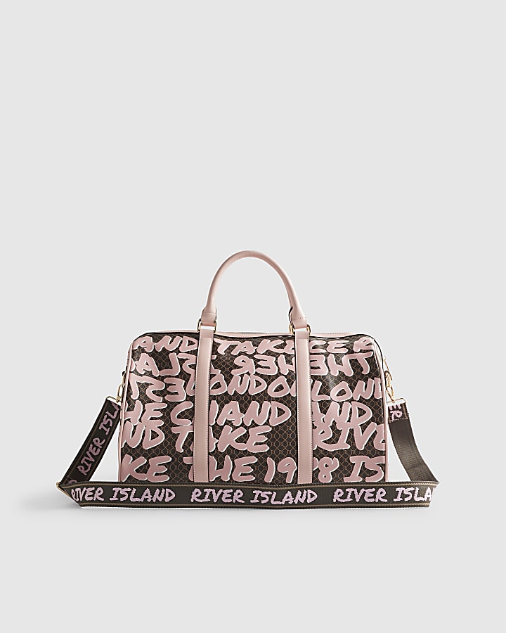 Brown Monogram Graffiti Barrell Bag Bundle