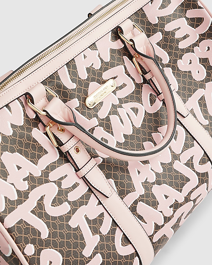 Brown Monogram Graffiti Barrell Bag Bundle