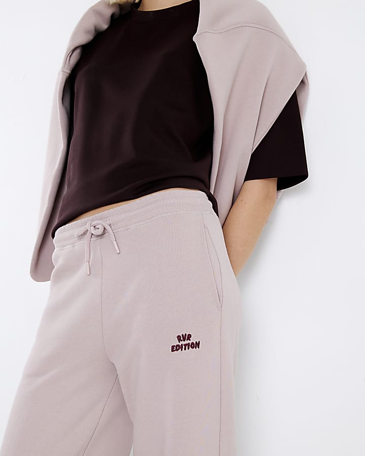 Pink RVR Edition Wide Leg Joggers