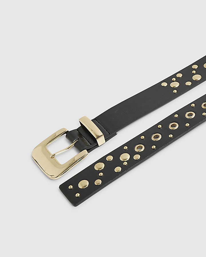 Black Studded Belt
