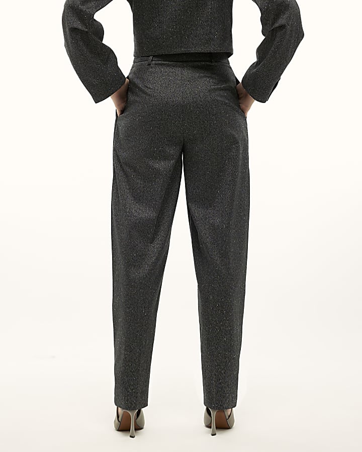 Grey Tapered Trousers