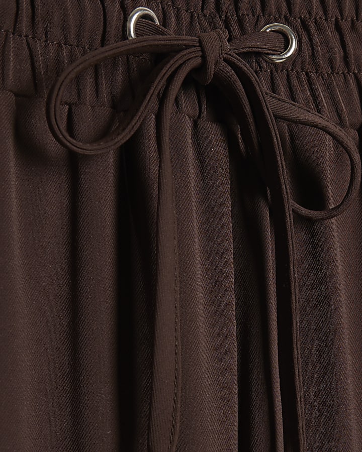 Brown Side Stripe Joggers