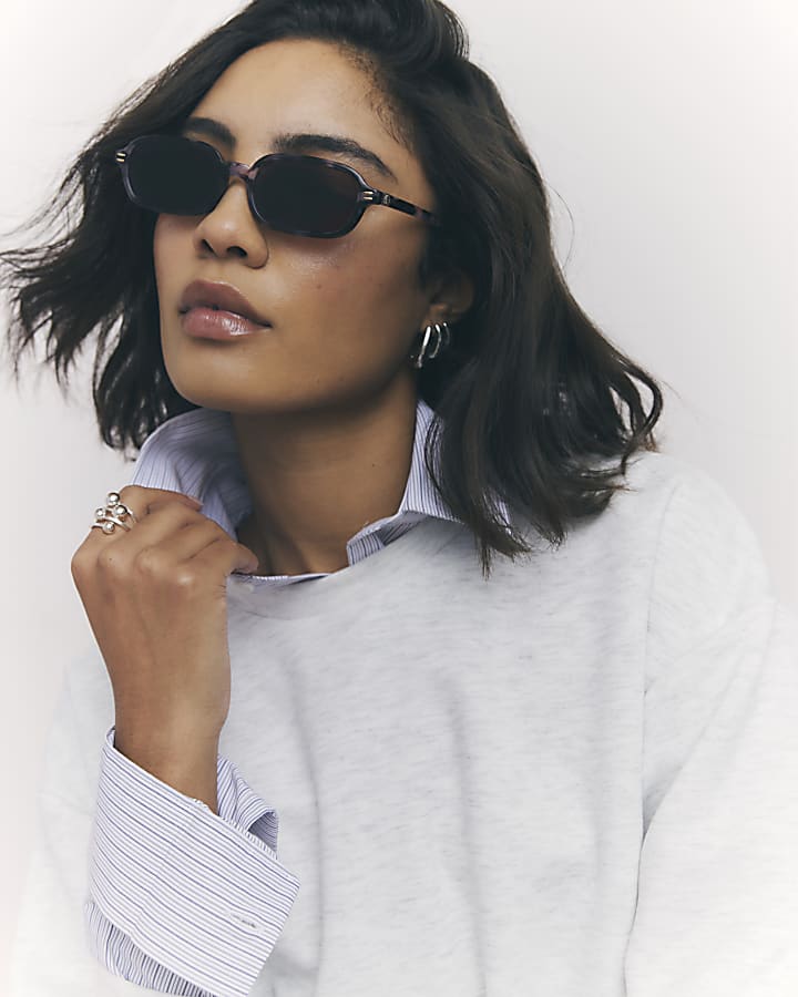 Grey Boxy Sweatshirt