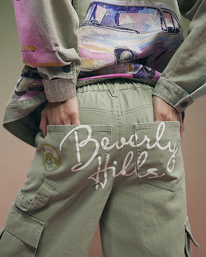 Green Year Zero Cargo Jeans