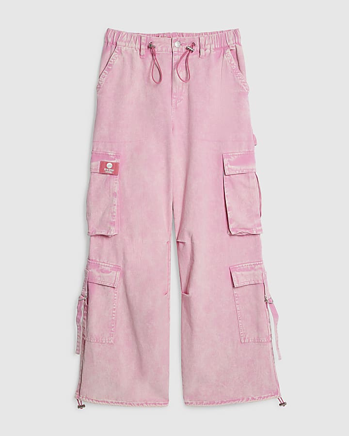 Pink Year Zero High Rise Cargo Jeans