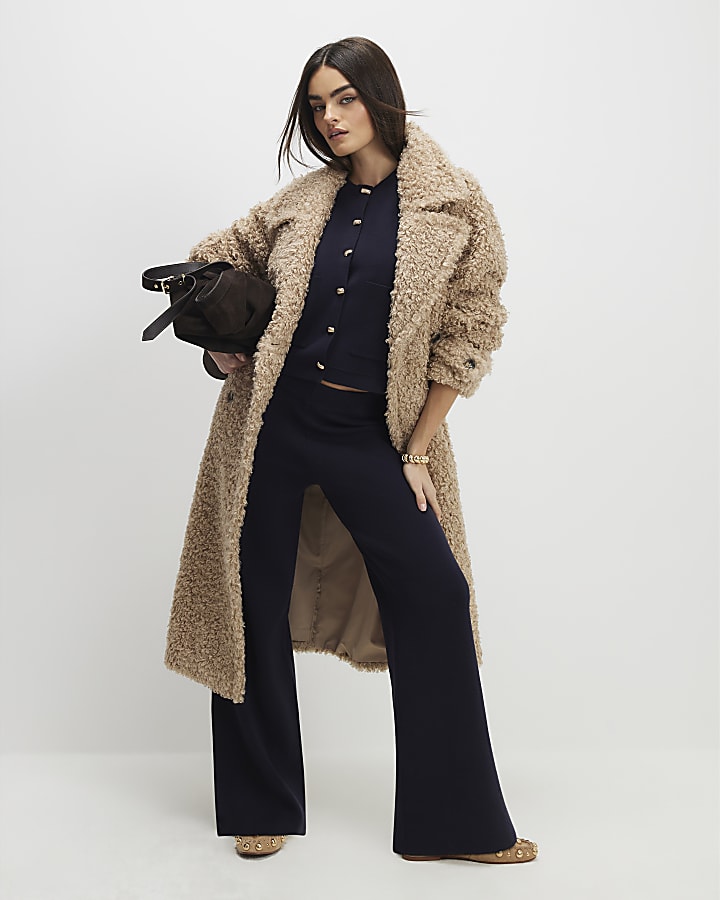 Navy Knitted Waistcoat