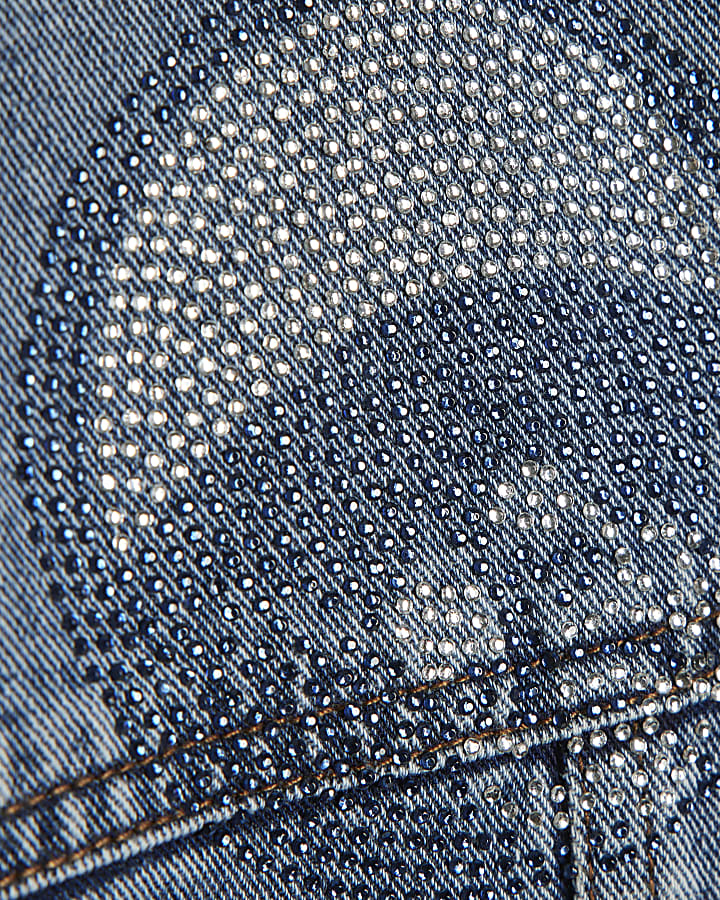 Blue Year Zero Notes Denim Jacket