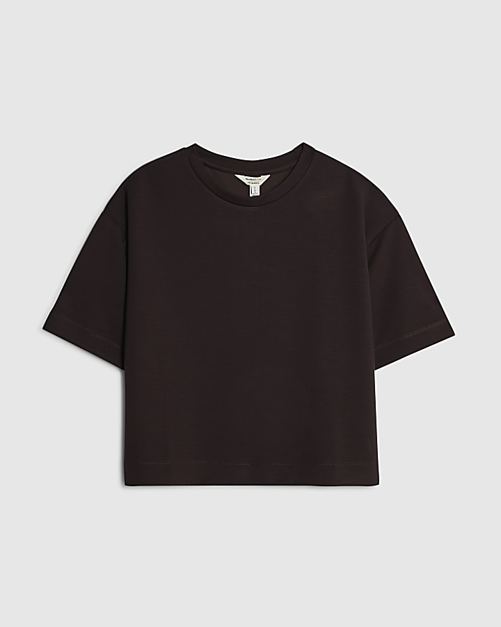 Petite Brown Premium Short Sleeve T-shirt