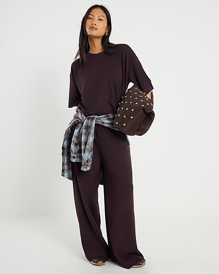 Petite Brown Premium Short Sleeve T-shirt