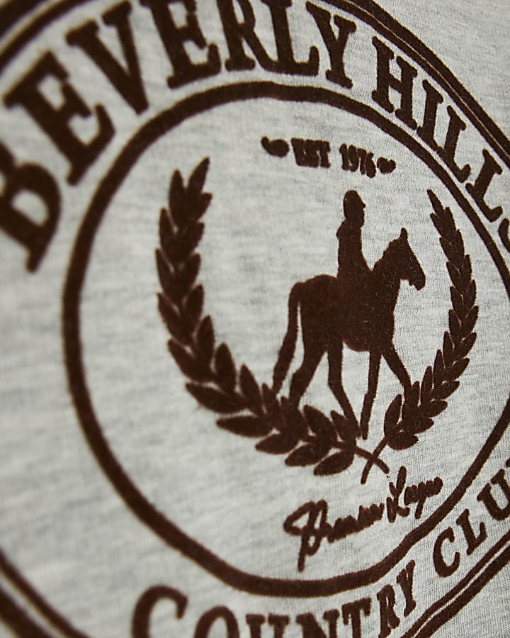 Grey Long Sleeve Beverly Hills Sweatshirt