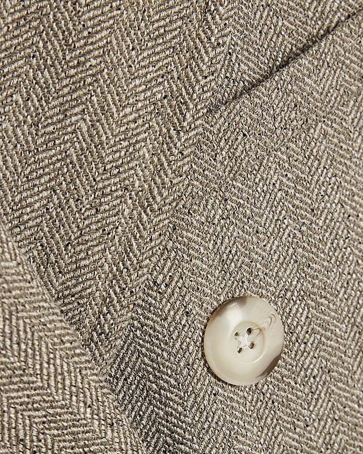 Beige Flecked Waistcoat