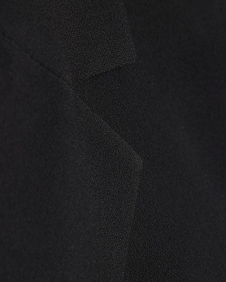 Black Edge To Edge Blazer
