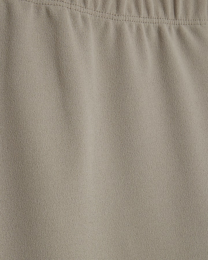 Grey Wide Leg Trousers