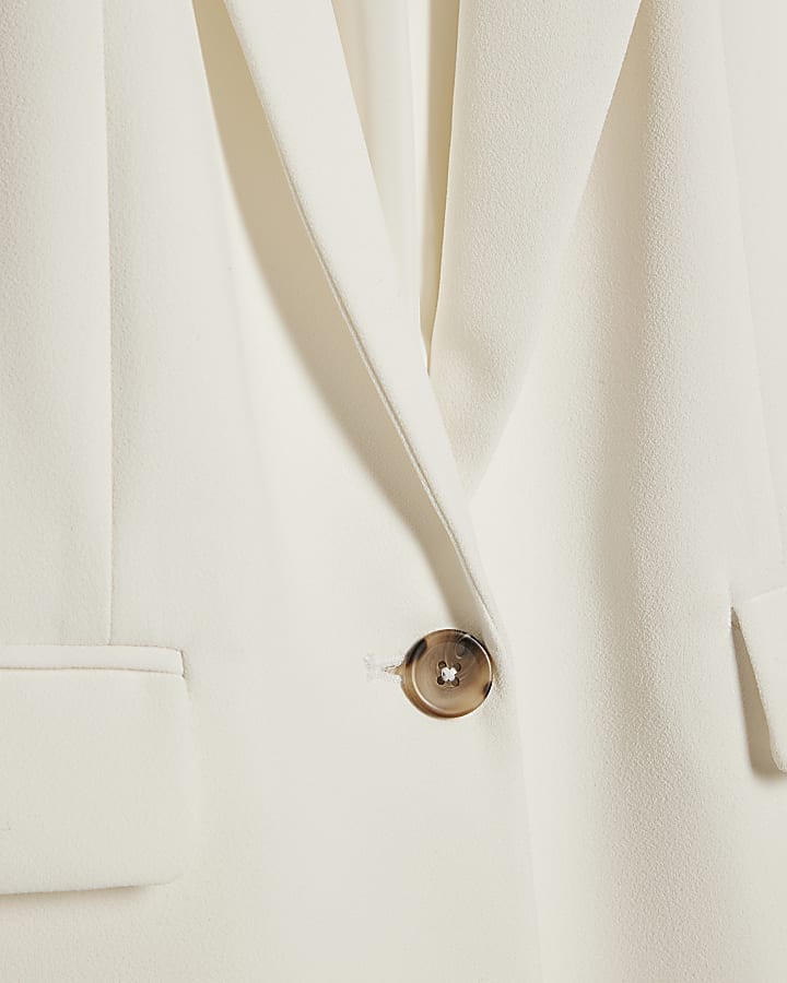 White Long Sleeve Blazer