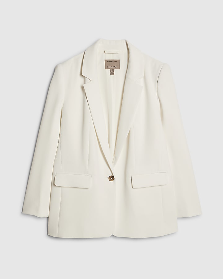 White Long Sleeve Blazer