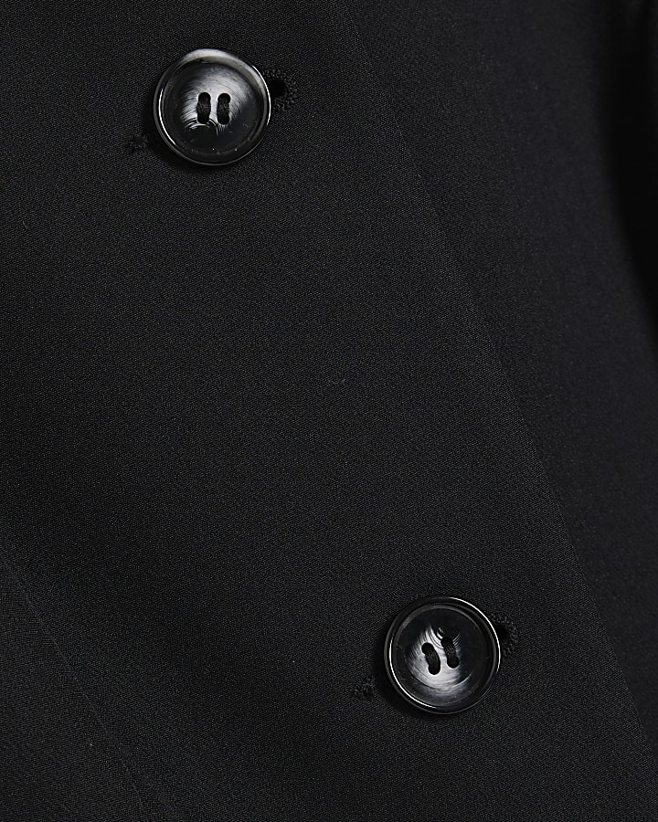 Black Tailored Waistcoat