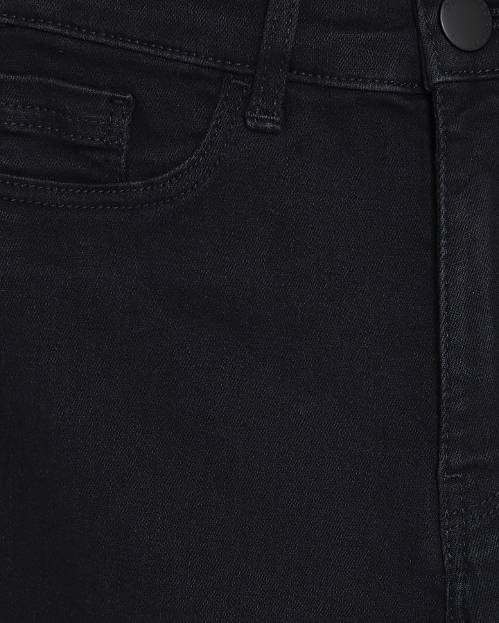 Black Mid Rise Sculpt Skinny Jeans