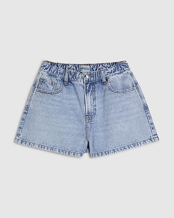 Denim - Light Ellie Elasticated A Line Short