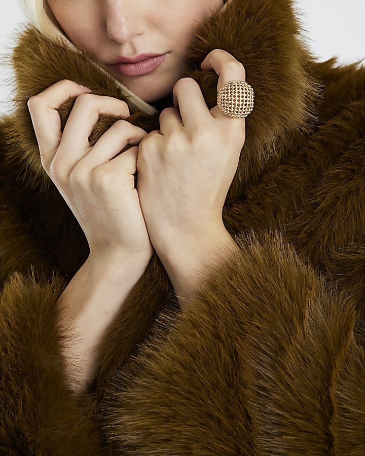 Gold Statement Ring