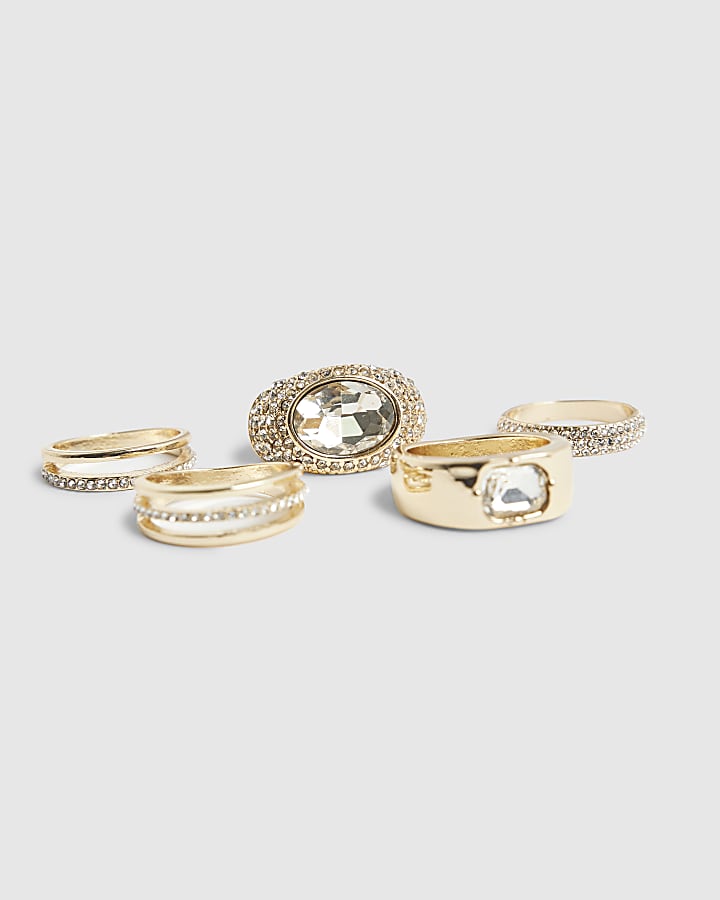 Gold Rings Multipack