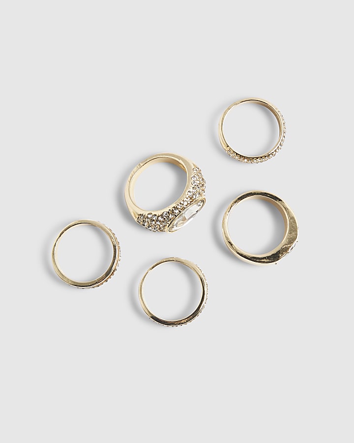 Gold Rings Multipack