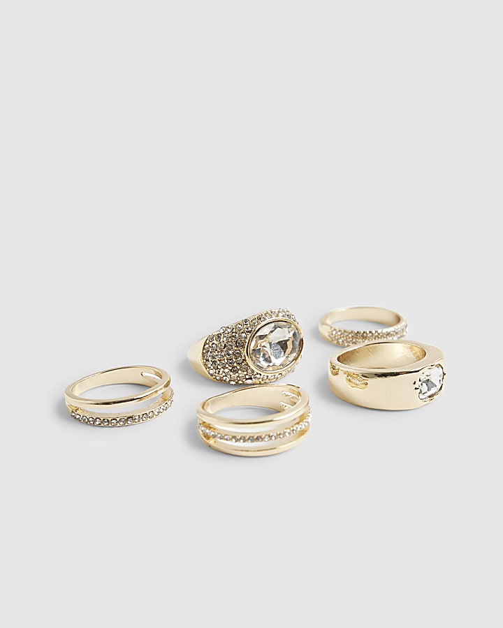 Gold Rings Multipack