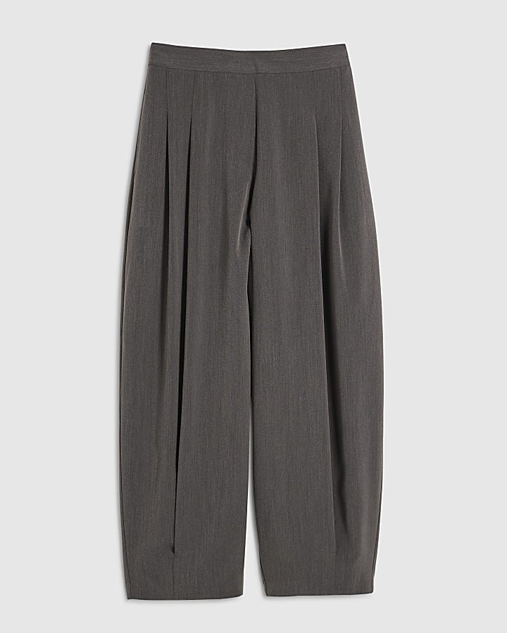 Grey Hareem Leg Trousers