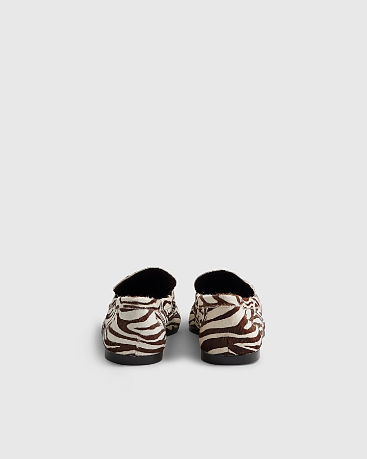 White Zebra Loafers