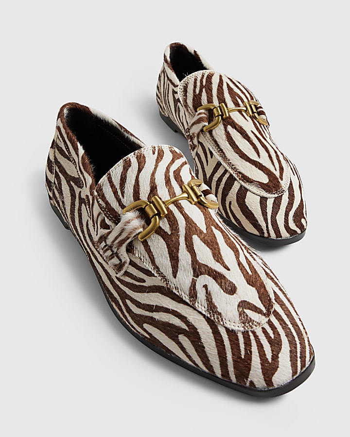 White Zebra Loafers