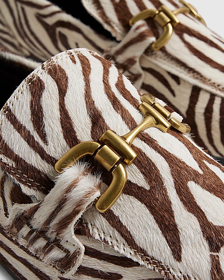 White Zebra Loafers