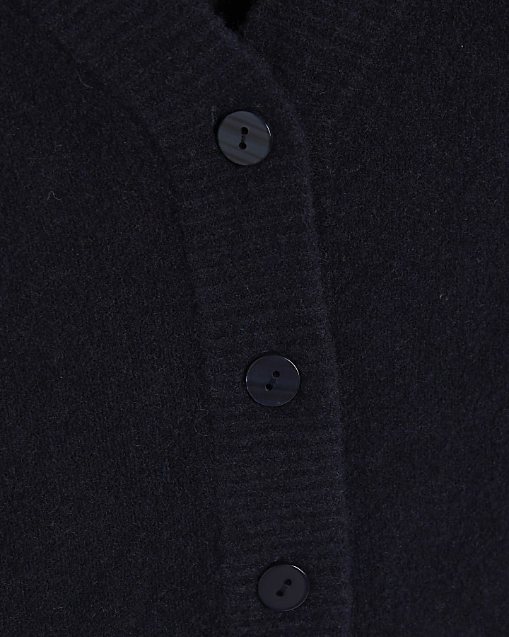 Navy V Neck Cardigan