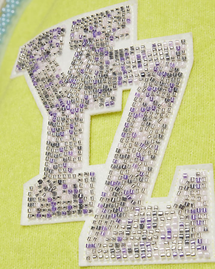 Green Year Zero Embellished Cardigan