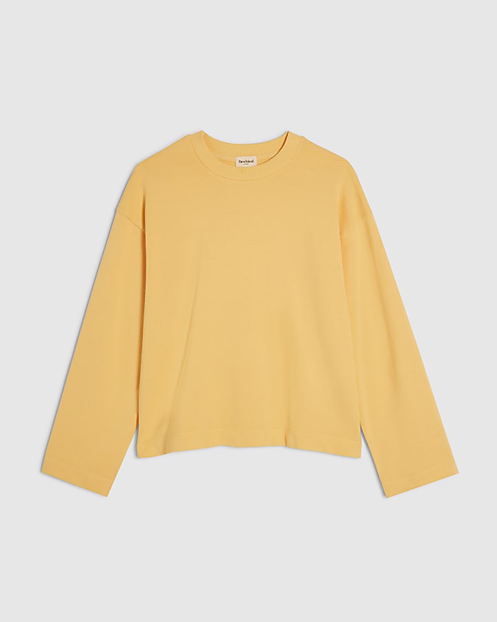 Orange Long Sleeve Sweatshirt