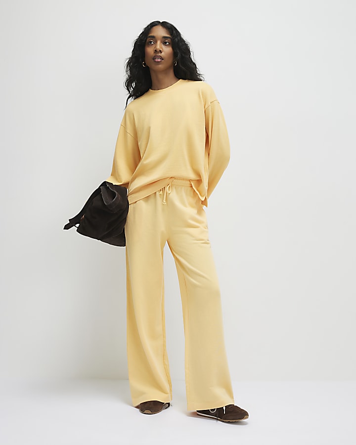 Orange Long Sleeve Sweatshirt