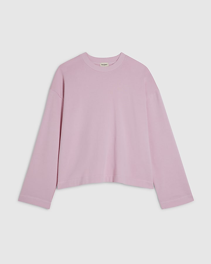 Pink Long Sleeve Sweatshirt