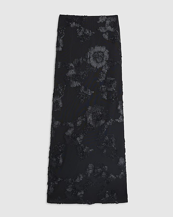 Black Cornelli Maxi Skirt