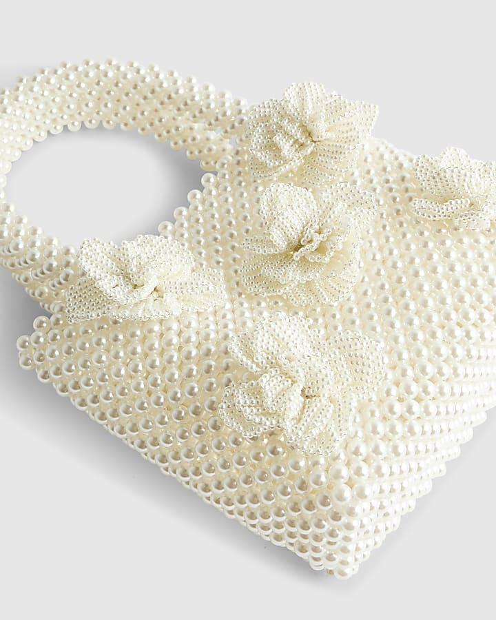 White Pearl Corsage Grab Bag