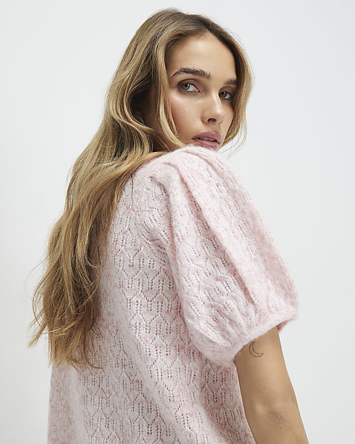 Pink Bubble Cardigan