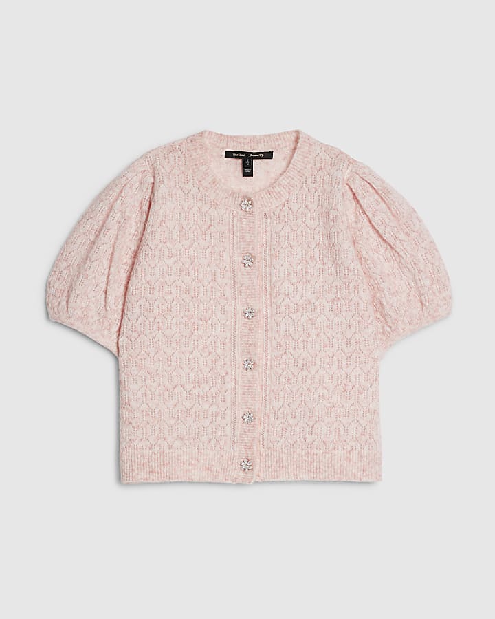 Pink Bubble Cardigan