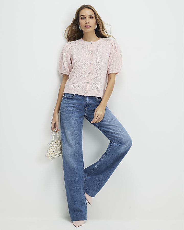 Pink Bubble Cardigan