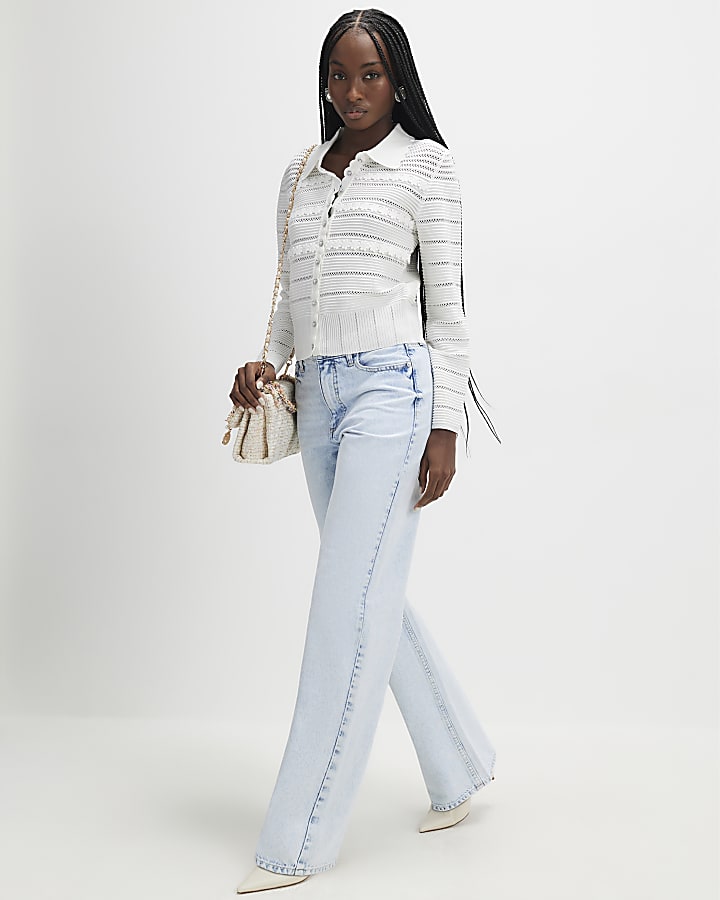 White Daisy Cardigan