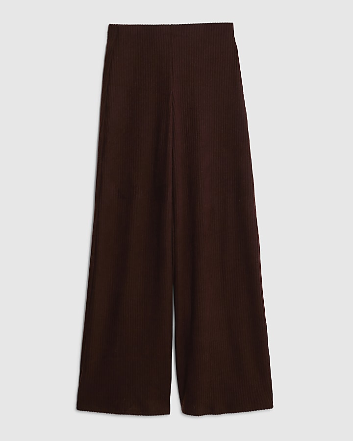 Brown Ribbed Trousers