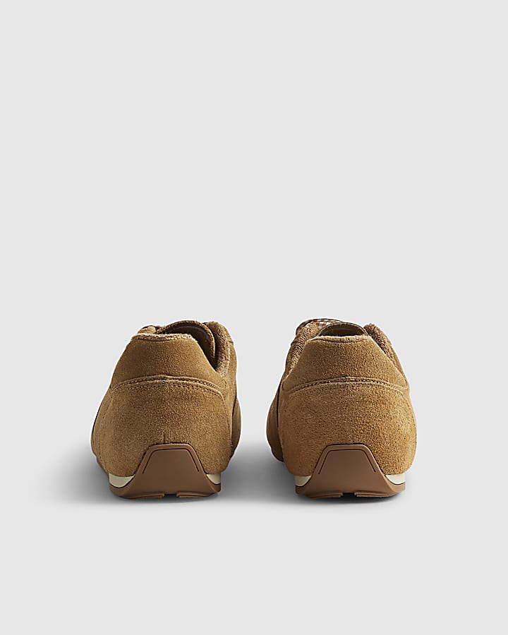 Brown Suede Trainers