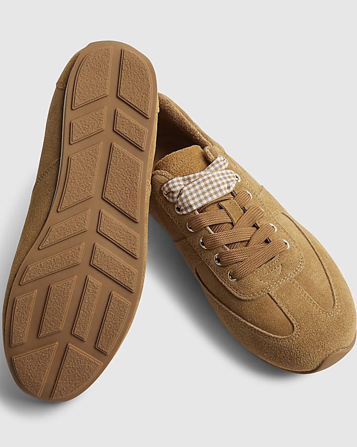 Brown Suede Trainers