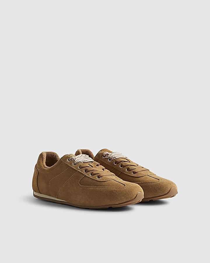 Brown Suede Trainers