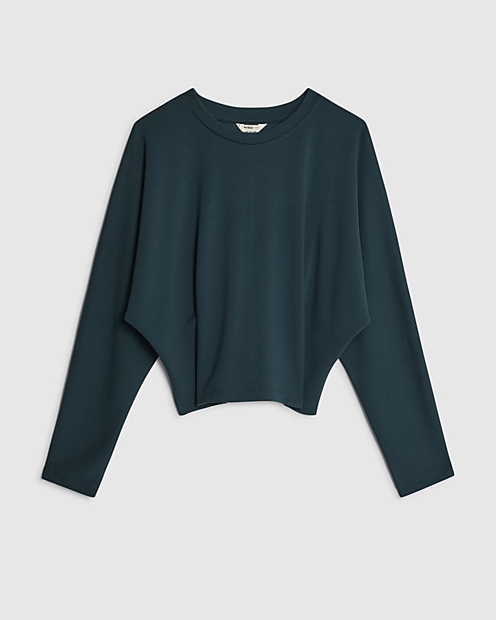 Green Premium Batwing Sleeve Sweatshirt