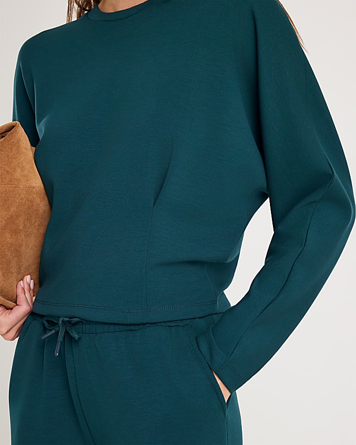 Green Premium Batwing Sleeve Sweatshirt